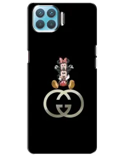 Чохол для OPPO A93 з картинкою «Мінні Маус на лого»