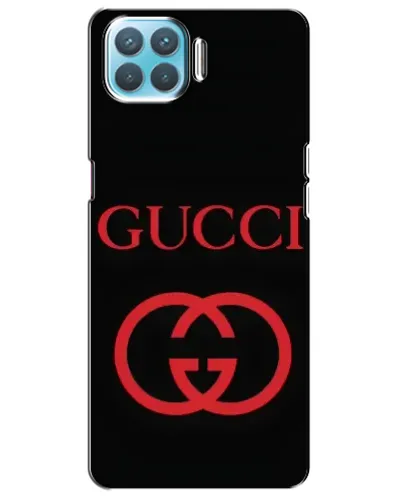 Чохол для OPPO A93 з картинкою «Gucci — червоний логотип»