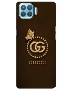 Чохол для OPPO A93 з картинкою «Gucci — золотий метелик»