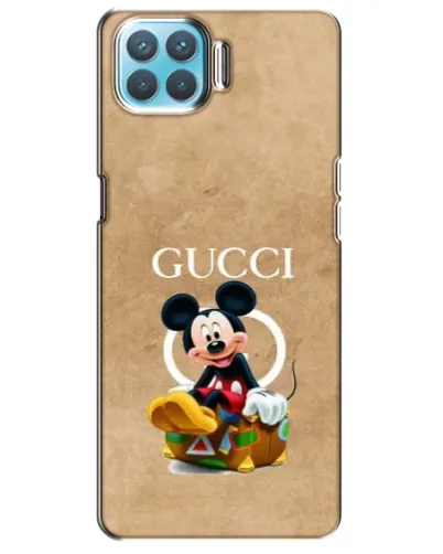 Чохол для OPPO A93 з картинкою «Міккі Маус Gucci — крафт»