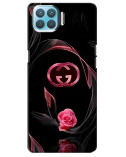 Чохол для OPPO A93 з картинкою «Gucci — неонова троянда»