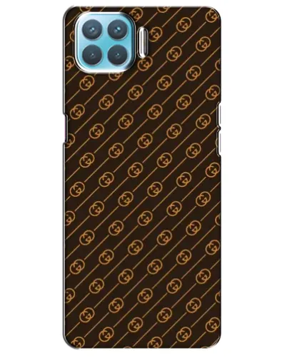 Чохол для OPPO A93 з картинкою «Gucci — золоті діагоналі»