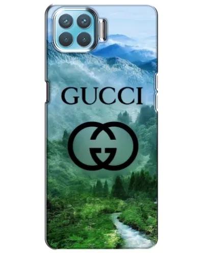 Чохол для OPPO A93 з картинкою «Gucci — гірський пейзаж»