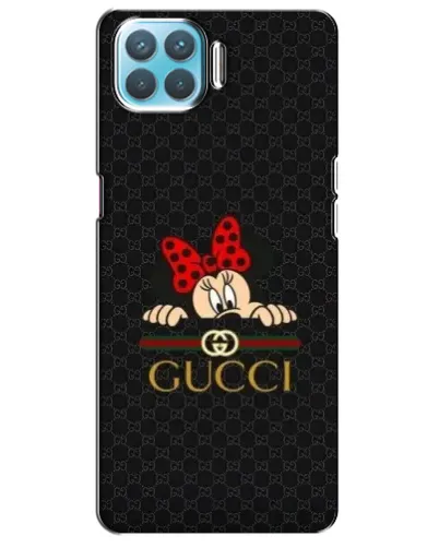 Чохол для OPPO A93 з картинкою «Мінні Маус Gucci — чорний»