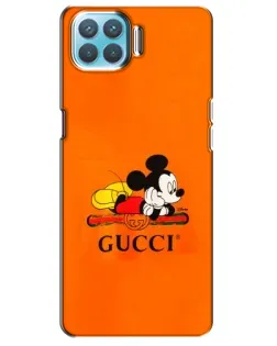Чехол для OPPO A93 с картинкой «Микки Маус Gucci — оранж» Чехол для OPPO A93 с картинкой «Микки Маус Gucci — оранж»