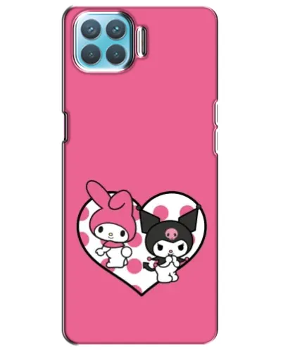 Чехол для OPPO A93 с картинкой «Kuromi и My Melody» Чехол для OPPO A93 с картинкой «Kuromi и My Melody»