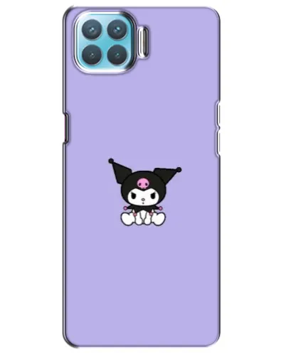 Чехол для OPPO A93 с картинкой «Kuromi — фиолетовый минимализм» Чехол для OPPO A93 с картинкой «Kuromi — фиолетовый минимализм»