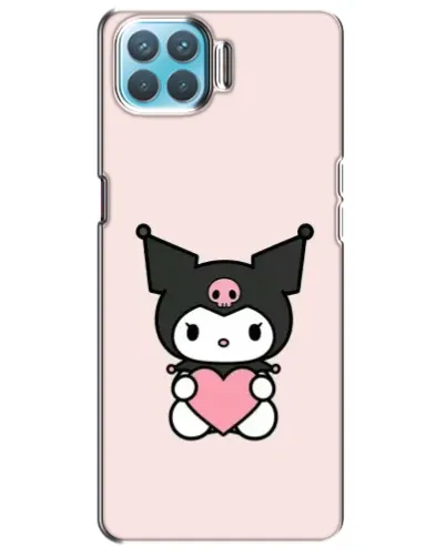 Чехол для OPPO A93 с картинкой «Kuromi и сердце» Чехол для OPPO A93 с картинкой «Kuromi и сердце»