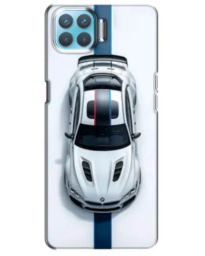 Чехол для OPPO A93 с картинкой «Вид сверху — BMW M»