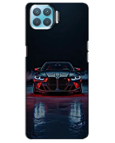 Чехол для OPPO A93 с картинкой «BMW на мокрой дороге»