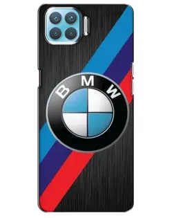 Чехол для OPPO A93 с картинкой «BMW M-stripes стиль»