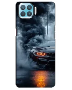 Чехол для OPPO A93 с картинкой «BMW M-Power — абстракция»