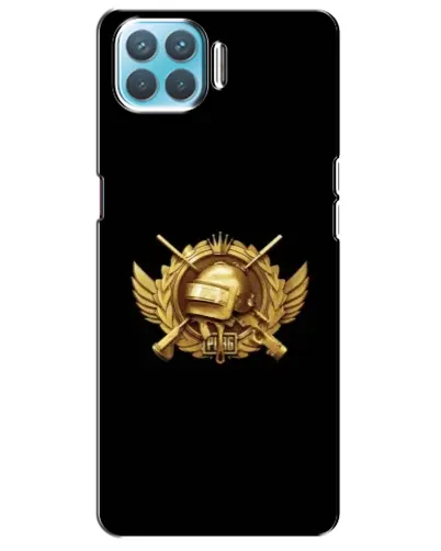 Чехол для OPPO A93 с картинкой «PUBG — оранжевый градиент»