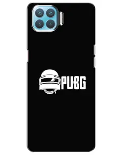 Чехол для OPPO A93 с картинкой «PUBG — классический лого»