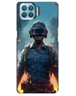 Чехол для OPPO A93 с картинкой «PUBG — реалистичный герой»