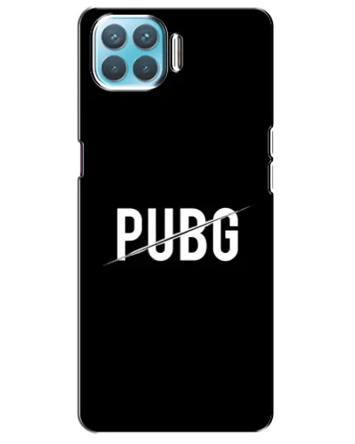 Чехол для OPPO A93 с картинкой «PUBG — белый логотип»