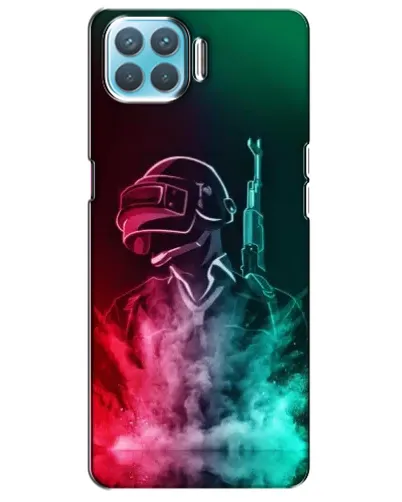 Чехол для OPPO A93 с картинкой «PUBG — огненный воин»