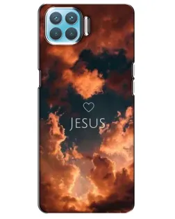 Чехол для OPPO A93 с картинкой «Сияние Имени Jesus»