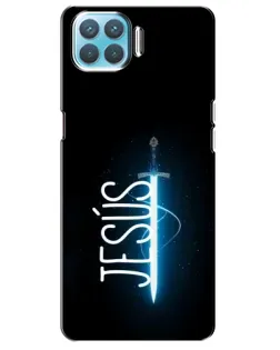 Чехол для OPPO A93 с картинкой «Меч Духа Jesus»