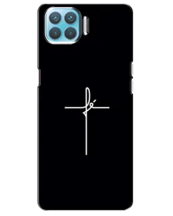 Чехол для OPPO A93 с картинкой «Тонкий крест» Чехол для OPPO A93 с картинкой «Тонкий крест»
