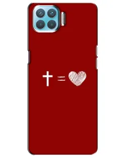 Чехол для OPPO A93 с картинкой «Уравнение любви» Чехол для OPPO A93 с картинкой «Уравнение любви»