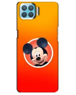 Чехол для OPPO A93 с картинкой «Mickey в круге»