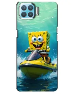 Чохол для OPPO A93 з картинкою «Спанч Боб на гідроциклі» Чохол для OPPO A93 з картинкою «Спанч Боб на гідроциклі»