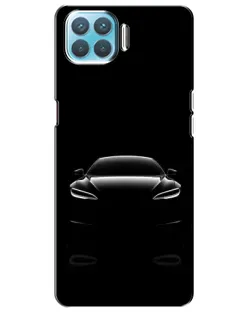 Чехол для OPPO A93 с картинкой «Силуэт Tesla Night» Чехол для OPPO A93 с картинкой «Силуэт Tesla Night»
