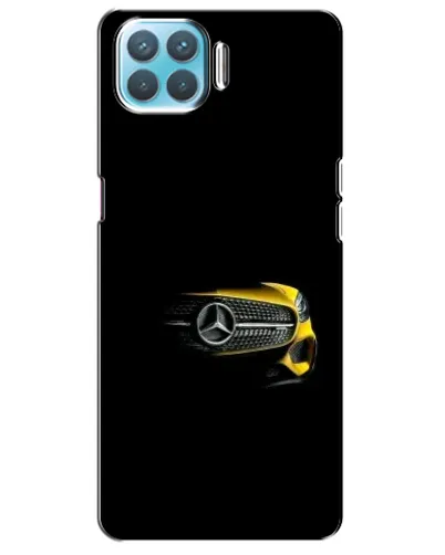 Чехол для OPPO A93 с картинкой «Mercedes — ретро стиль»