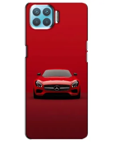 Чехол для OPPO A93 с картинкой «Красный Mercedes AMG»