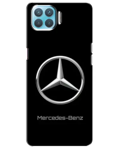 Чехол для OPPO A93 с картинкой «Mercedes Silver Logo»