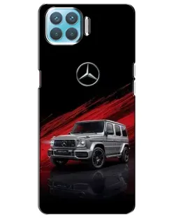 Чехол для OPPO A93 с картинкой «Mercedes G-Class красный»