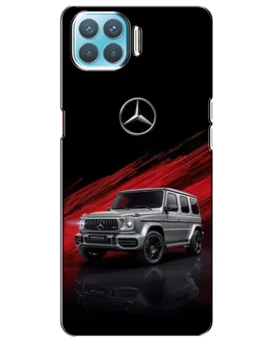 Чехол для OPPO A93 с картинкой «Mercedes G-Class красный»