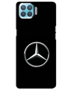 Чехол для OPPO A93 с картинкой «Mercedes классический лого»