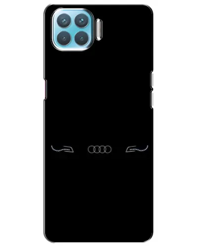 Чехол для OPPO A93 с картинкой «Audi — световой подпись»