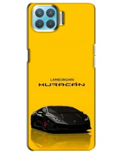 Чехол для OPPO A93 с картинкой «Lamborghini Huracan черный»