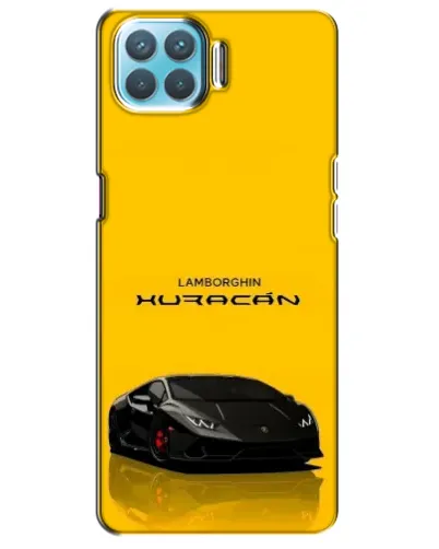 Чехол для OPPO A93 с картинкой «Lamborghini Huracan черный»