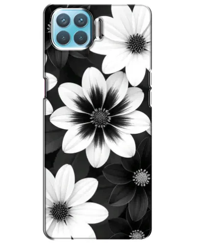 Чохол для OPPO A93 з картинкою «Монохромні айстри»