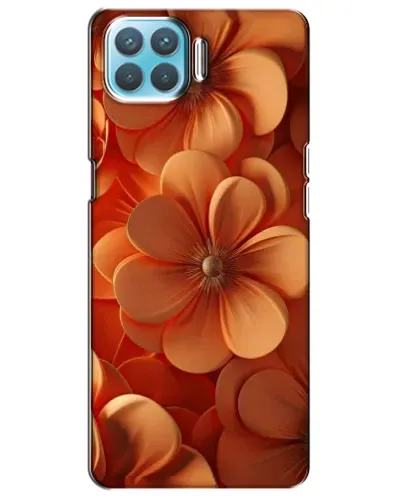 Чохол для OPPO A93 з картинкою «Помаранчева макро квітка»