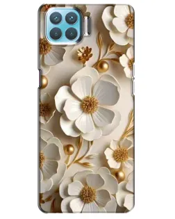 Чохол для OPPO A93 з картинкою «Білі паперові квіти»