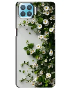 Чохол для OPPO A93 з картинкою «Гілка дрібних білих квітів»