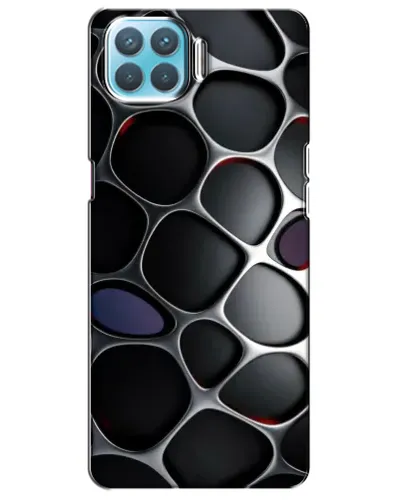 Чехол для OPPO A93 с картинкой «Объемная темная решетка» Чехол для OPPO A93 с картинкой «Объемная темная решетка»