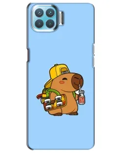 Чохол для OPPO A93 з картинкою «Капібара на скейті» Чохол для OPPO A93 з картинкою «Капібара на скейті»