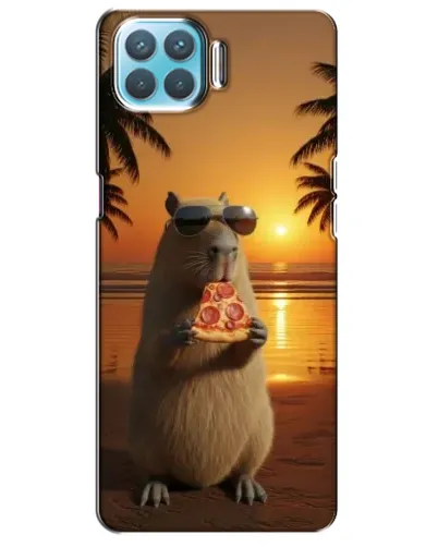 Чохол для OPPO A93 з картинкою «Капібара з піцою» Чохол для OPPO A93 з картинкою «Капібара з піцою»