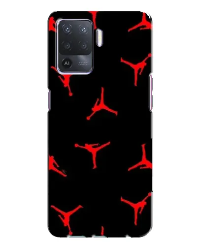 Чехол для OPPO A94 с картинкой «Jordan Red Pattern» Чехол для OPPO A94 с картинкой «Jordan Red Pattern»