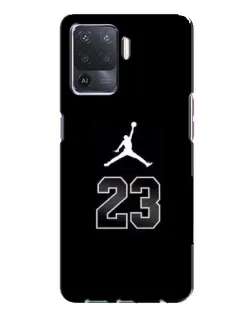 Чехол для OPPO A94 с картинкой «Jordan Flight 23»