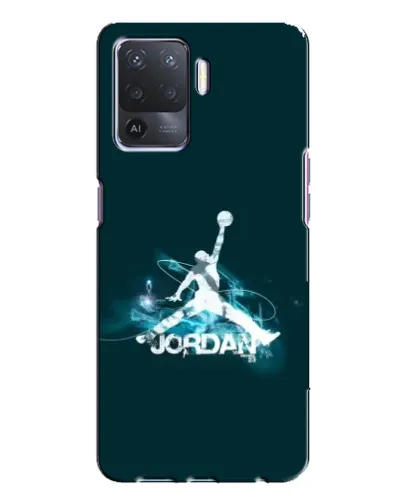 Чехол для OPPO A94 с картинкой «Jordan Blue Fire» Чехол для OPPO A94 с картинкой «Jordan Blue Fire»
