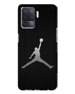 Чехол для OPPO A94 с картинкой «Jordan Dark Carbon»