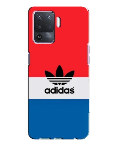 Чехол для OPPO A94 с картинкой «Ретро блоки Adidas»