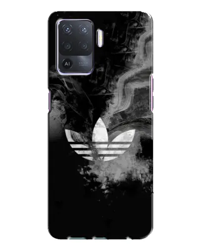 Чехол для OPPO A94 с картинкой «Абстрактный дым Adidas»